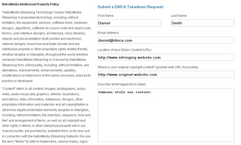 Dmca Takedown Request Form