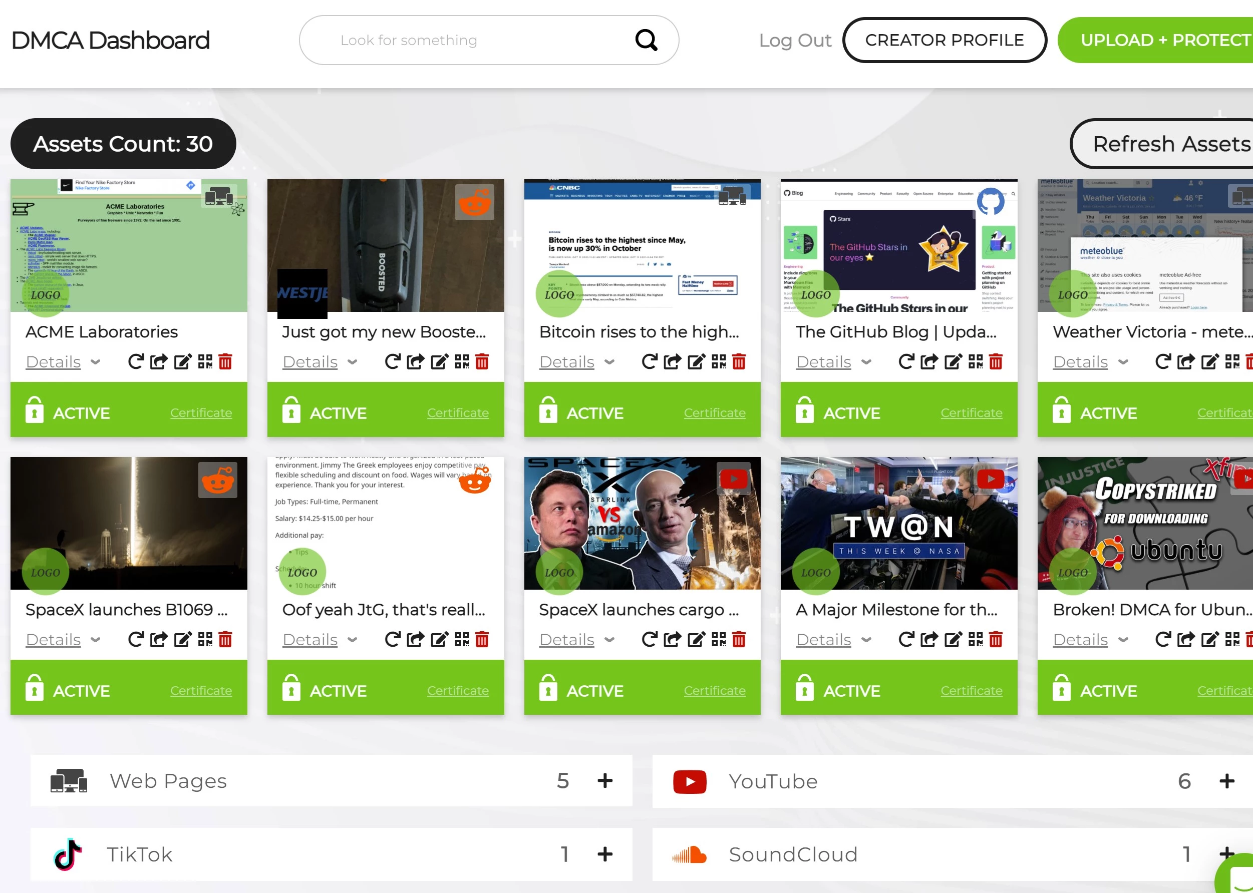 Take a look at the new DMCA Dashboard Preview