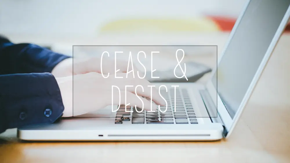 How can I file a DMCA Cease and Desist notice?